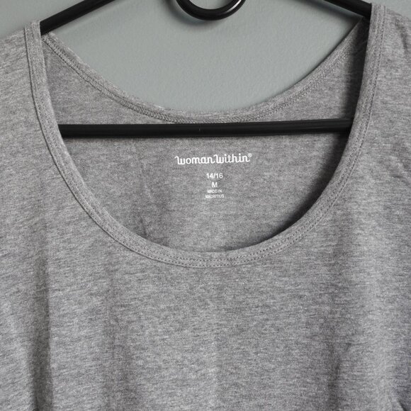 Woman Within Tank Top Camis, Womens Plus Size Medium (14/16), Set of 2 - Picture 4 of 11